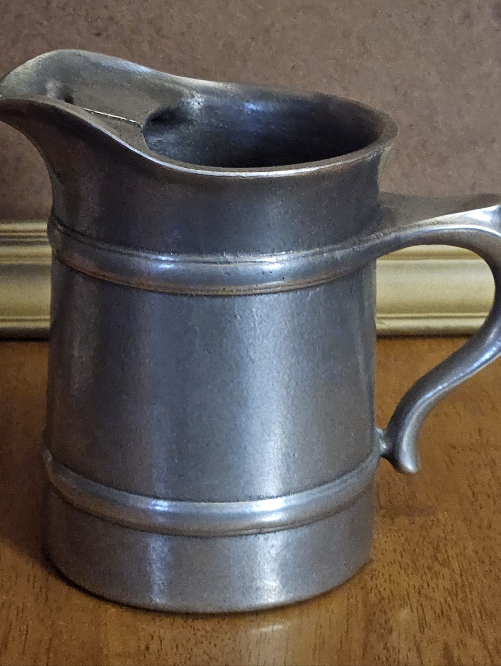 Wilton Columbia PA. Antique-Style Pewter Pitcher - Gray/Silver